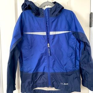 LL Bean kids rain coat